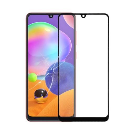 Skärmskydd Samsung Galaxy A31 / 32 4G - 3D Härdat Glas Svart (miljö)