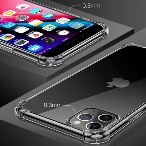 iPhone 12 Pro Max Shockproof Skal - Transparent - Bild 3