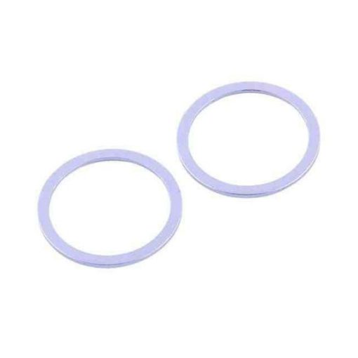 iPhone 12 Metal Hoop Ring Protector för Kamera (2 st) Purple