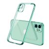 iPhone 12 Skal med Kameraskydd - Grön/transparent