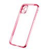 iPhone 12 Pro Skal med Kameraskydd - Röd/transparent