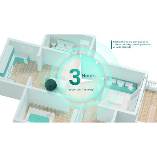 TCL Robotdammsugare Wifi LDS navigation - Bild 5