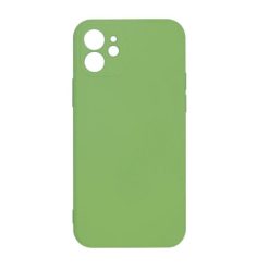 iPhone 12 Silikonskal med Kameraskydd - Grön