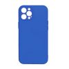 iPhone 12 Pro Silikonskal med Kameraskydd - Blå