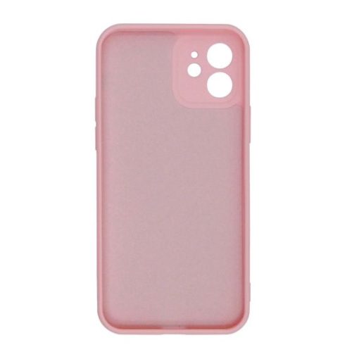 iPhone 12 Silikonskal med Kameraskydd - Rosa - Bild 2