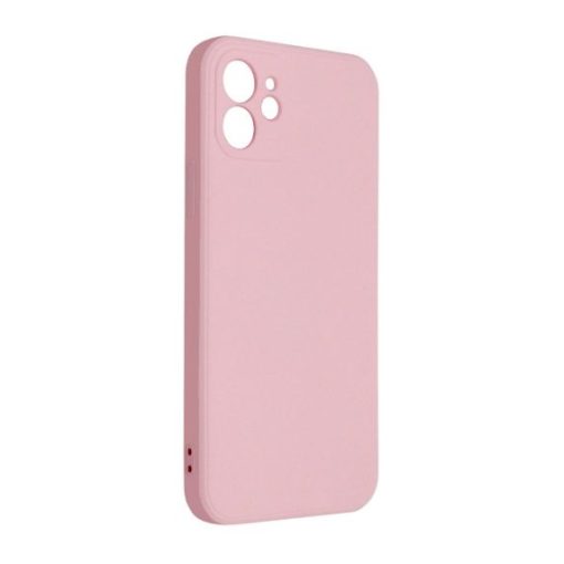 iPhone 12 Silikonskal med Kameraskydd - Rosa - Bild 4