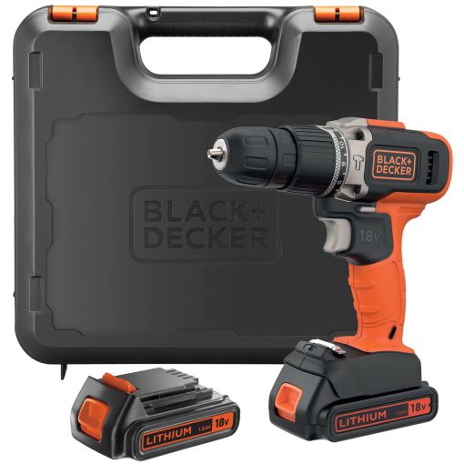 Black & Decker Slagborrmaskin 18V lithium-ion 2X1,5AH batt