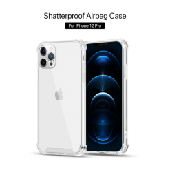 iPhone 12/12 Pro Shockproof Skal - Transparent