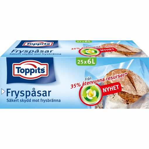 Toppits Fryspåsar 6L 25st (Obs 9st DFP)