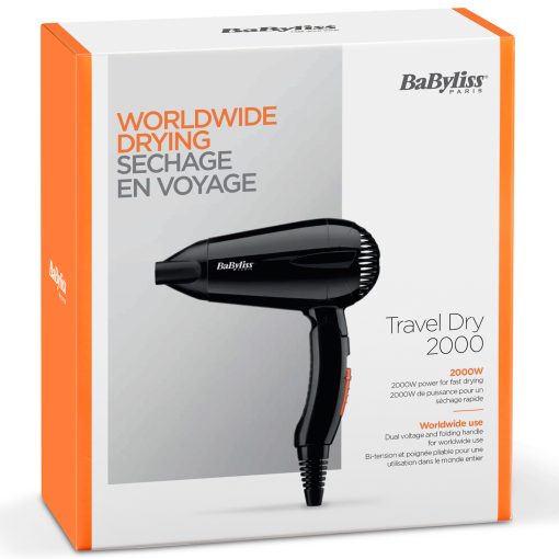 Babyliss Hårfön Travel Dry 2000 5344E - Bild 7