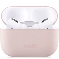 Holdit Silikon Fodral till AirPods Pro - Rosa