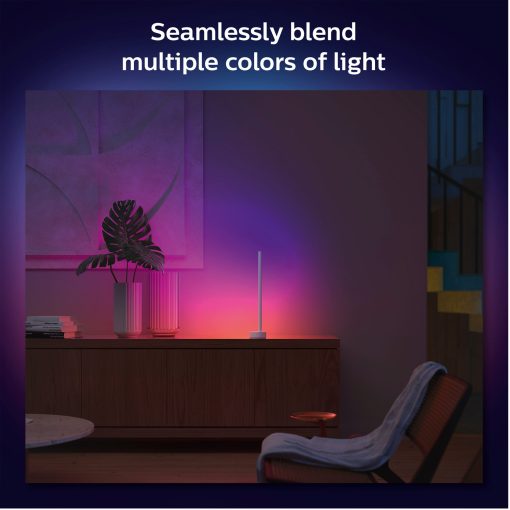 Philips Hue Gradient Signe Bordslampa Wh/Color Vit - Bild 9