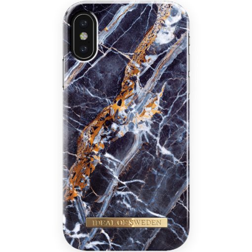 iDeal Fashion Case för iPhone X - Midnight Blue Marble