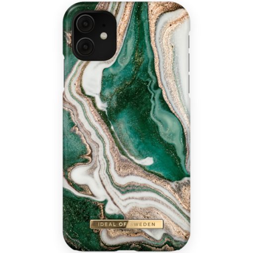 iDeal Fashion Skal till iPhone 11 - Golden Jade Marble