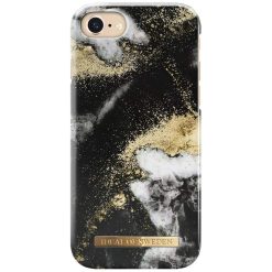 iDeal Skal till iPhone 6/6S/7/8/SE2 - Black Galaxy Marble