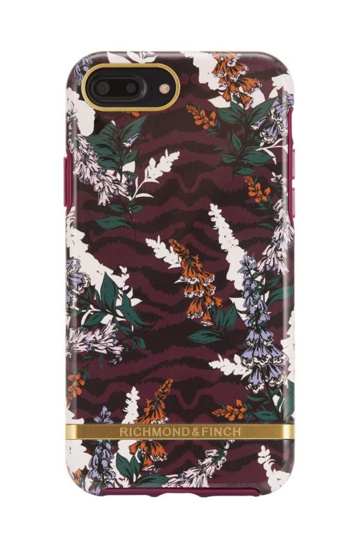 Richmond & Finch skal för iPhone 6/6S/7/8 Plus - Blommig Zebra