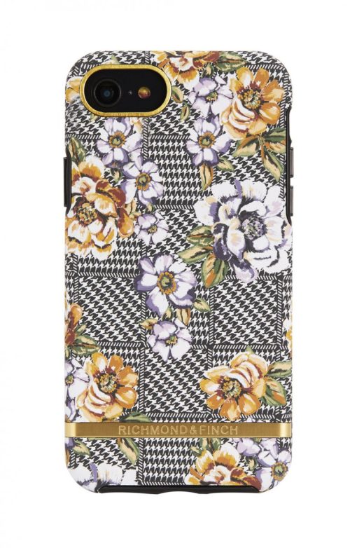 Richmond & Finch skal för iPhone 6/6S/7/8/SE 2 - Blommig Tweed