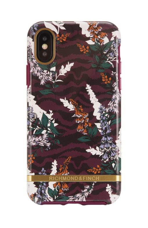 Richmond & Finch skal för iPhone X/XS - Floral Zebra