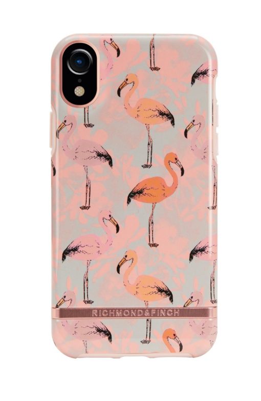 Richmond & Finch skal för iPhone XR - Pink Flamingo