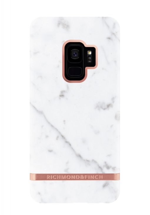 Richmond & Finch skal för Samsung Galaxy S9 - White Marble