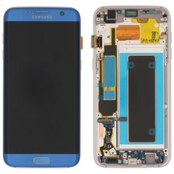 Samsung Galaxy S7 Edge Skärm / Display Original - Blå