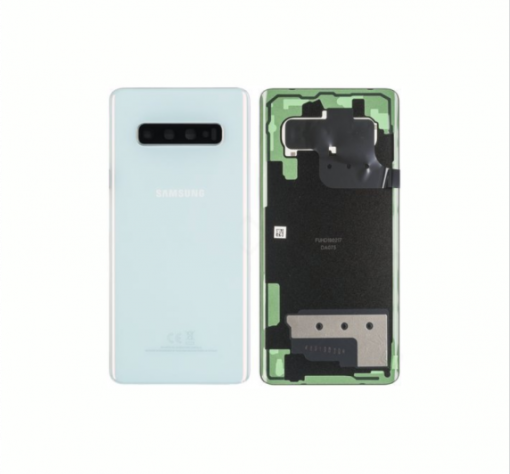 Samsung G975F Galaxy S10 Plus Back cover - Vit - Original Service Pack