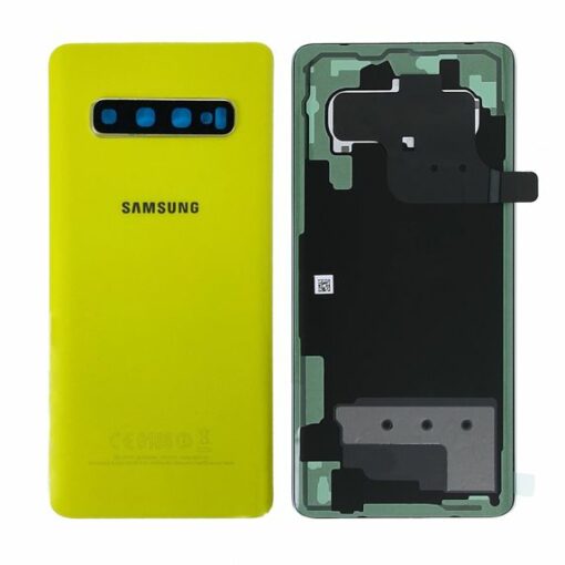 samsung galaxy s10plus baksida gul