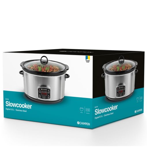 Champion Slowcooker 6,5L Rostfri - Bild 4