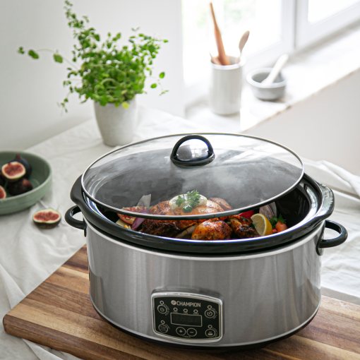 Champion Slowcooker 6,5L Rostfri - Bild 3