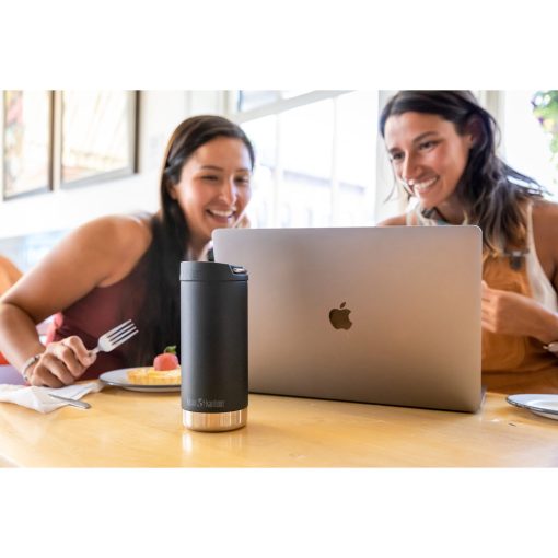 Klean Kanteen TKWide 473ml (Wide Cafè Cap) Svart - Bild 6
