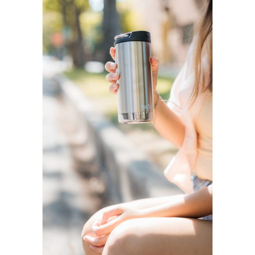 Klean Kanteen TKWide 473ml (Wide Cafè Cap) Brushed Stainless - Bild 4