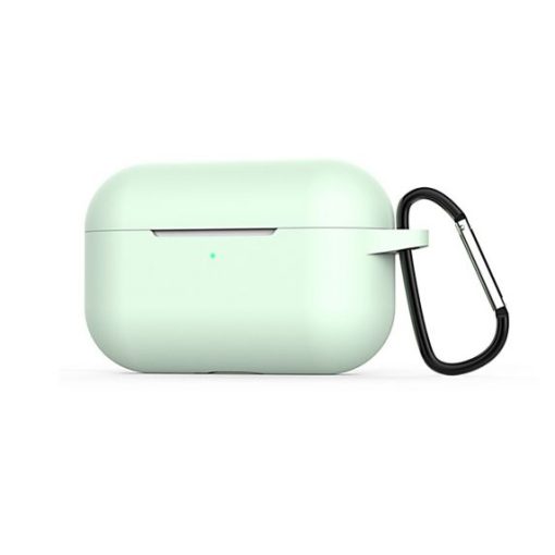 AirPods Pro Fodral i Silikon med Hake - Mintgrön