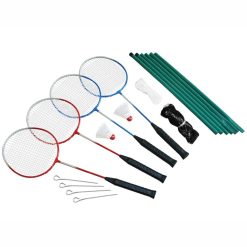 Spring Summer Badminton set 4 players incl. net
