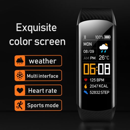 bluetooth fitnessband with hr and bp sensor 5