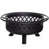 eldstad livingston outdoor fire pit 74cm 4