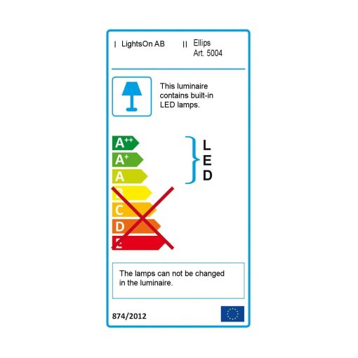 ellips tradgardslampa aluminium 7