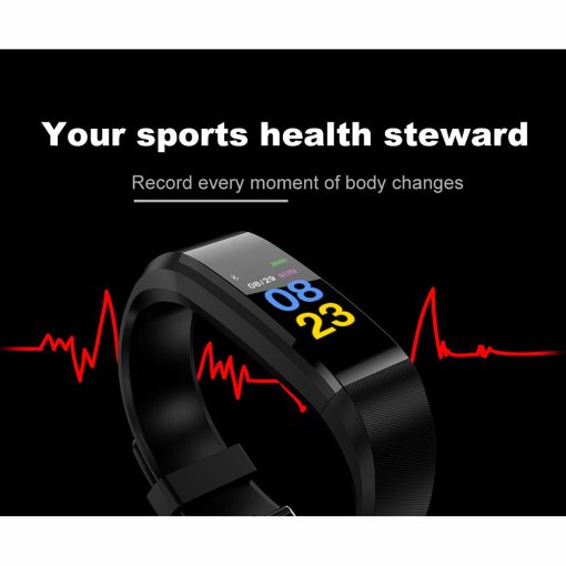 fitnessband with heartrate monitor blood 2