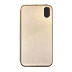 iPhone XS Fodral - Kortfack och Stativ - Guld