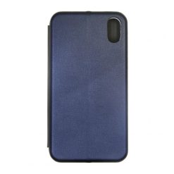 iPhone XS Fodral - Kortfack och Stativ - Blå Midnatt
