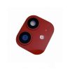 Kameraglas för iPhone XR i iPhone 11-design - Röd