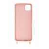 iphone 11 pro max silikonskal med rem halsband rosa 4