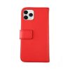 iPhone 11 Pro Plånboksfodral Genuint Läder - Röd