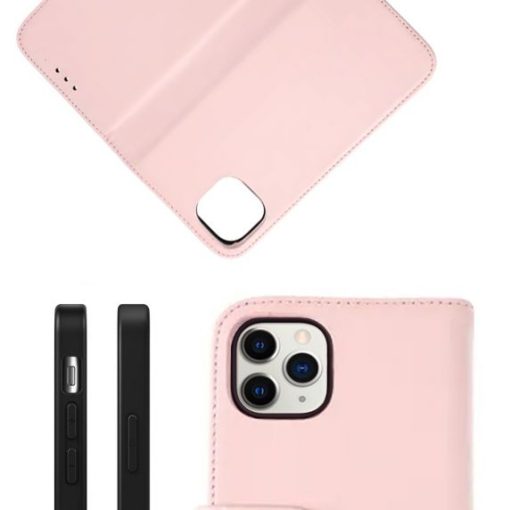 iphone 11 pro planboksfodral genuint lader rv rosa 4