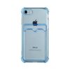 iPhone 7/8/SE (2020/2022) Shockproof Skal med Korthållare - Blå