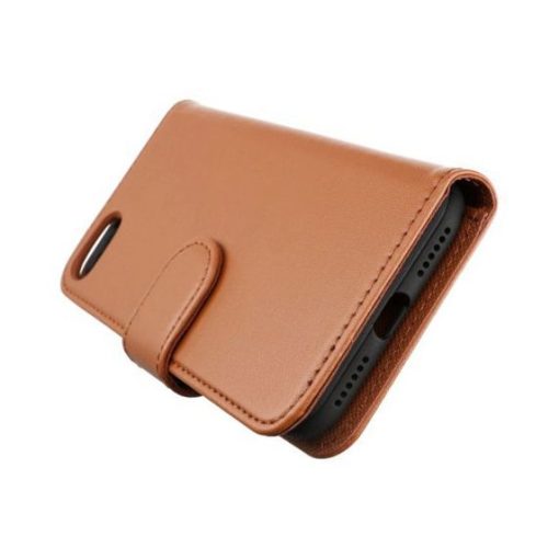 iPhone 7/8/SE 2020 RV Plånboksfodral med Magnetiskt Skal - Guldbrun