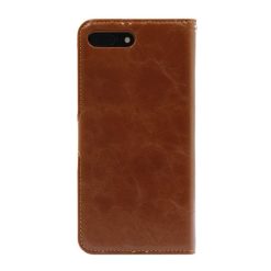 iphone 7 plus 8 plus planboksfodral med avtagbart skal brun 1