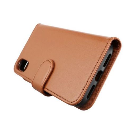 iPhone X/XS RV Plånboksfodral med Extra Skal - Guldbrun