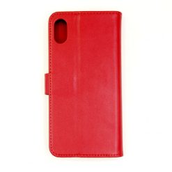 iPhone XS Max Plånboksfodral med Stativ - Röd