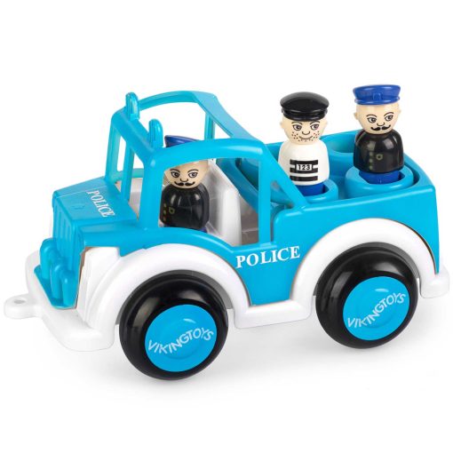 VikingToys Jumbo Polisjeep m. Tre Figurer