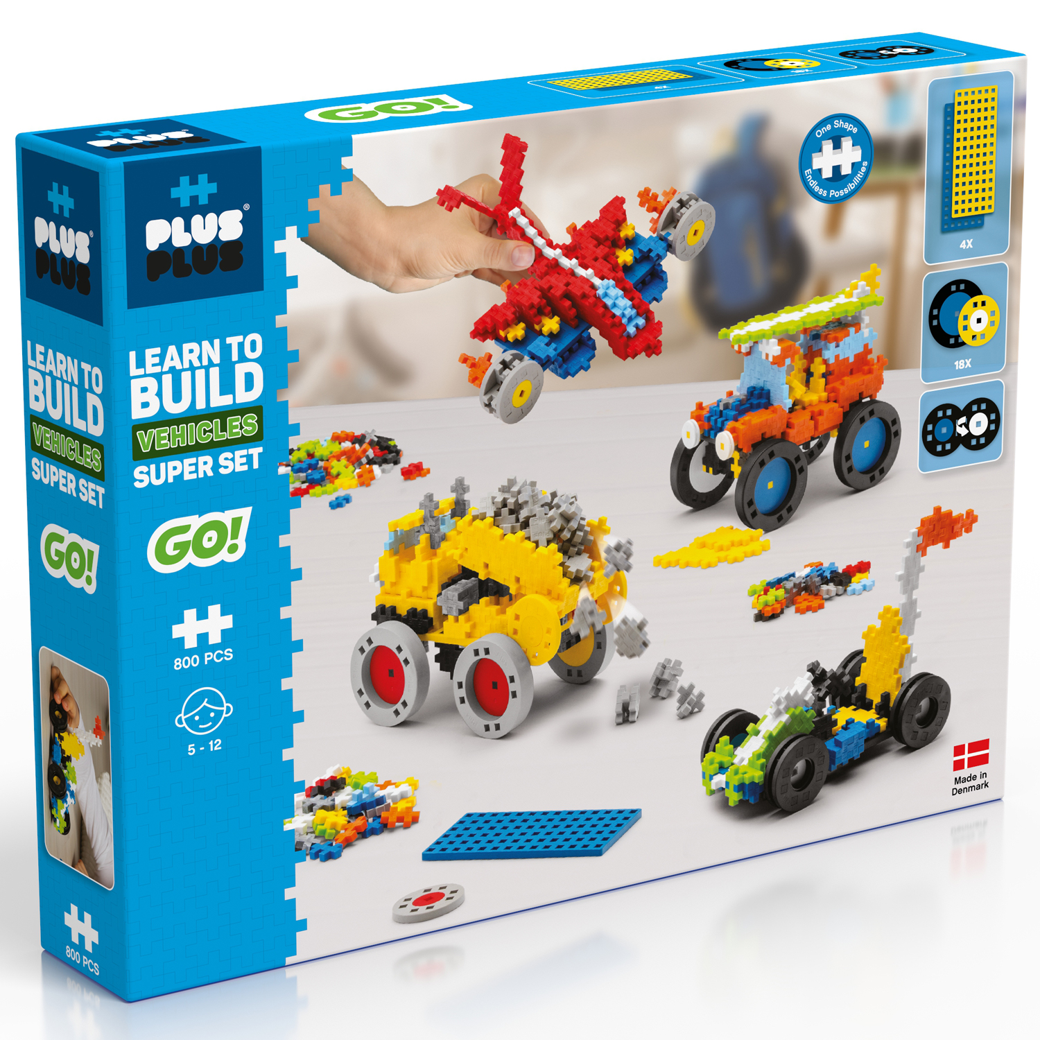 Plus-Plus Learn To Build Vehicles Super Set